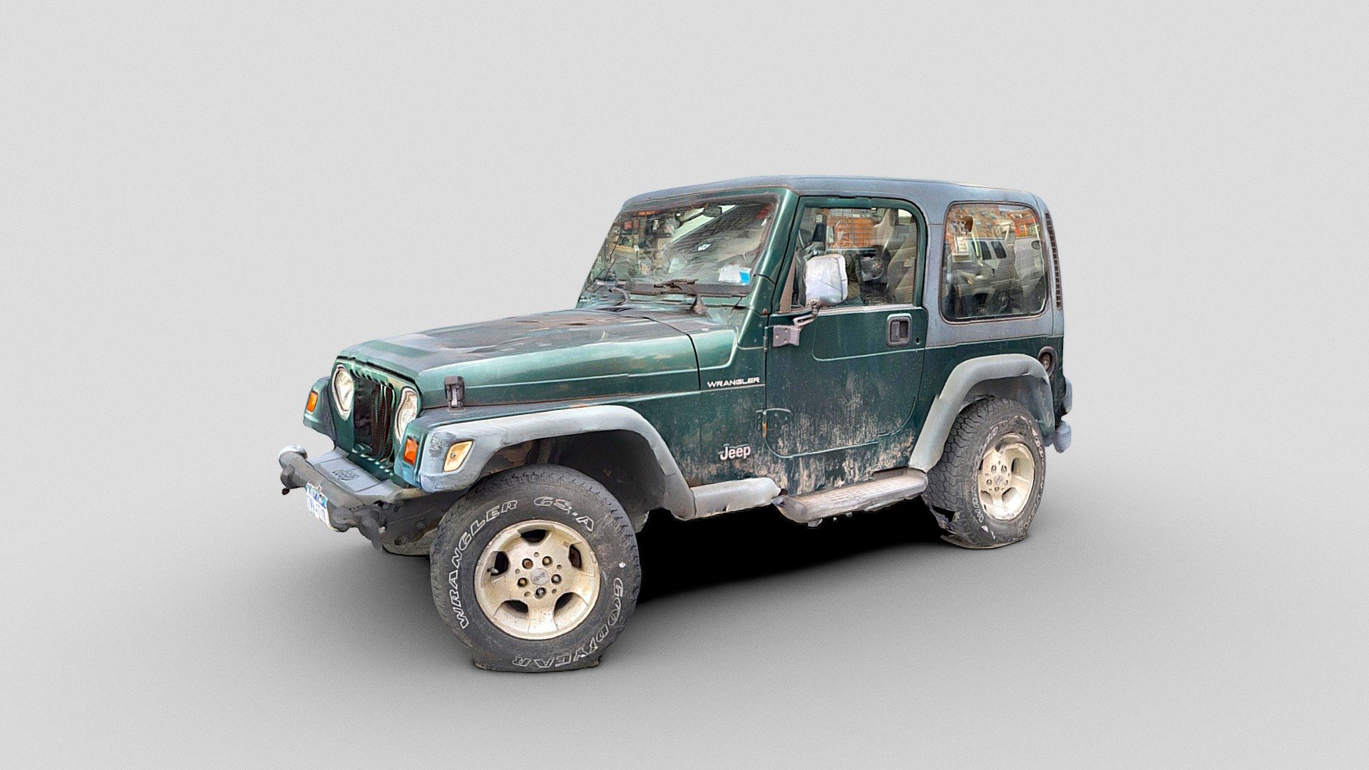 Day 102: Green Jeep