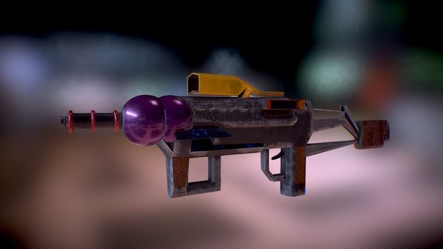 Space Gun 3D Model