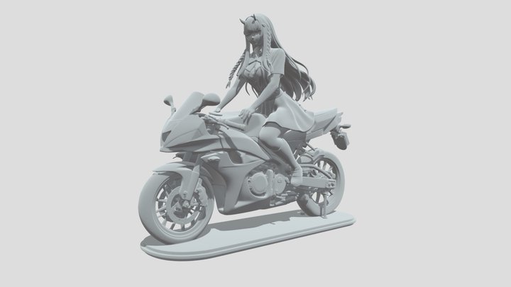 Zero Two Moto 3D Model