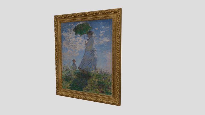 CLAUDE MONET Woman With A Parasol