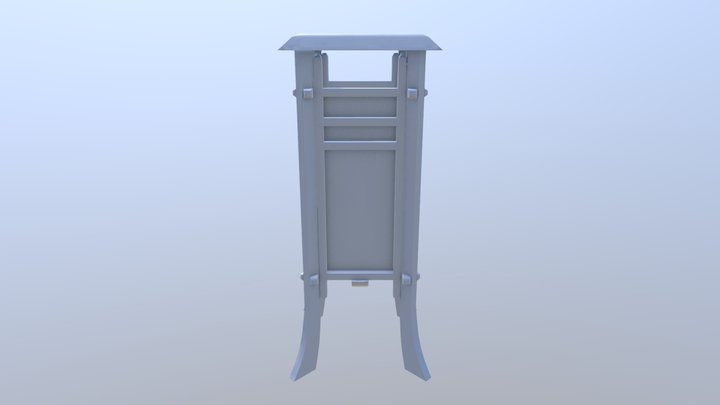 Japanese Style lantern 3D Model