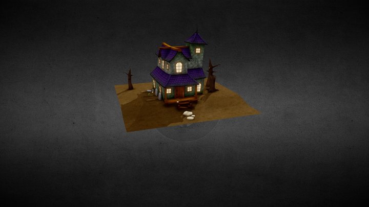 Spooky Mansion 3D Model