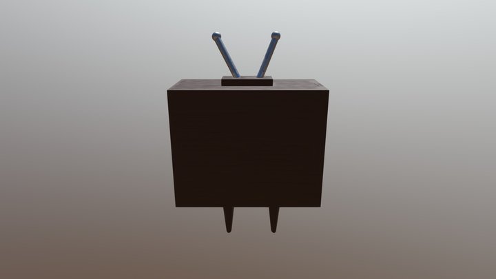 Tv_Textured 3D Model