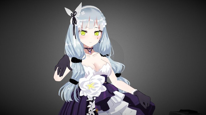 HK416 3D Model