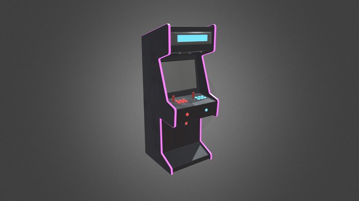 Arcade Machine 3D Model