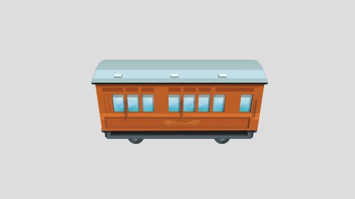 Annie Passenger Coach 3D Model