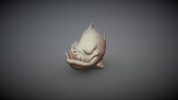 shark sculpting test 3D Model