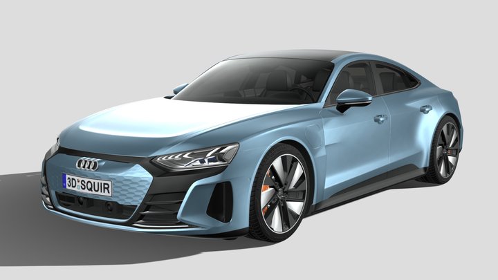Audi e-tron GT quattro 2022 3D Model