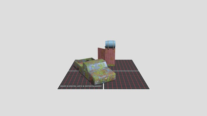 DAE 5 Finished props - Forest Loner 3D Model