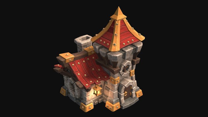 Fantasy house 3D Model