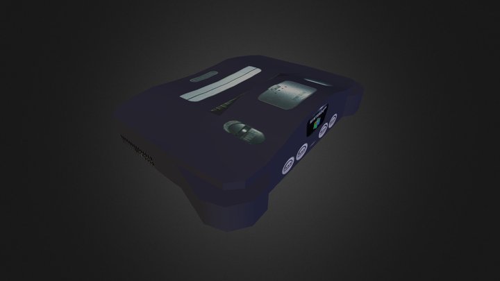 Nintendo 64 (Low Poly Model) 3D Model