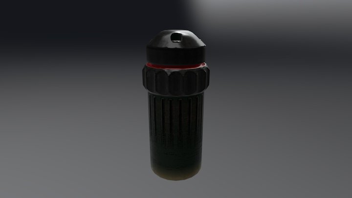 Gas Canister 3D Model
