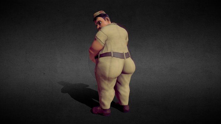Dakia Indian UDAA Character 3D Model
