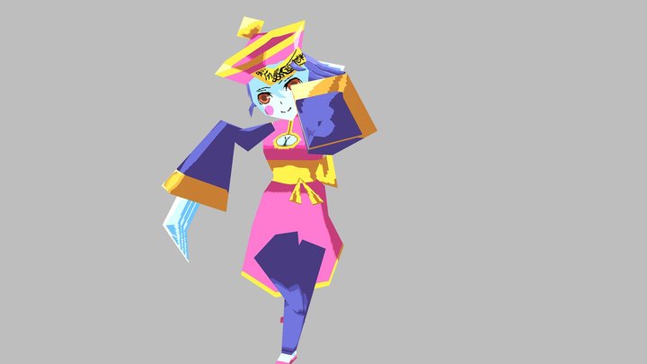 Fan Art Model: Hsien-Ko 3D Model