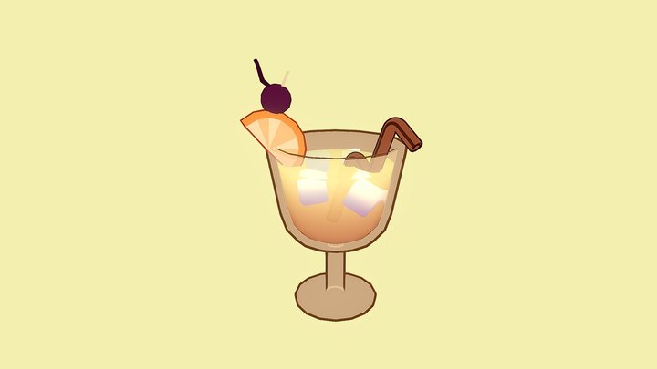 Cocktail_Outline 3D Model