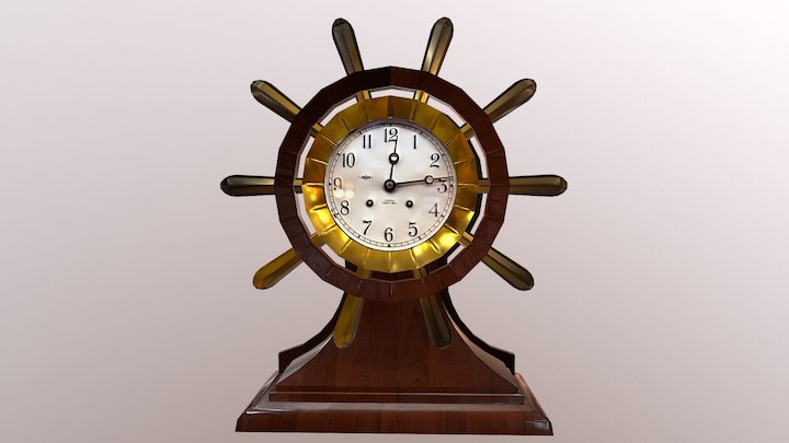 "The Mariner" Chelsea Clock 3D Model