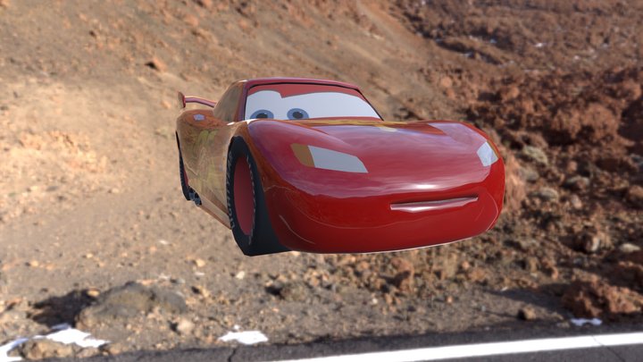 Team r_s mcqueen 3D Model