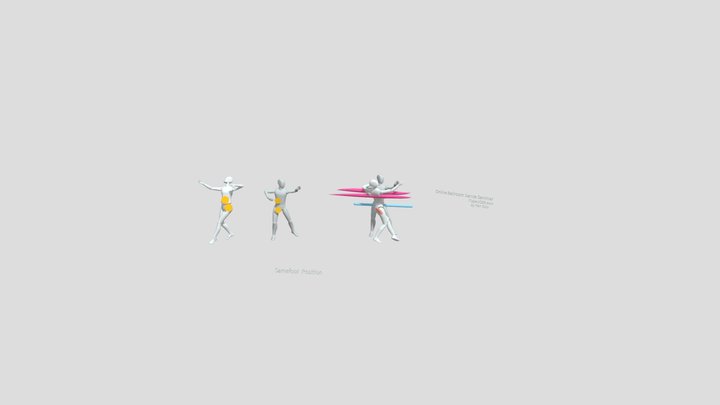 Samefoot Positon Ballroom Dance Seminar 3D Model