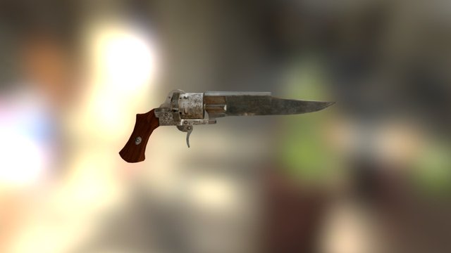 Pistolet-nozh 3D Model