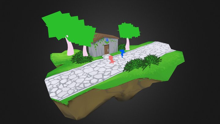 Floating Island - Test #4 3D Model