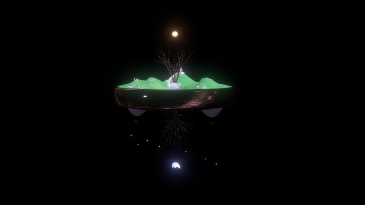 The Two Trees of Valinor 3D Model