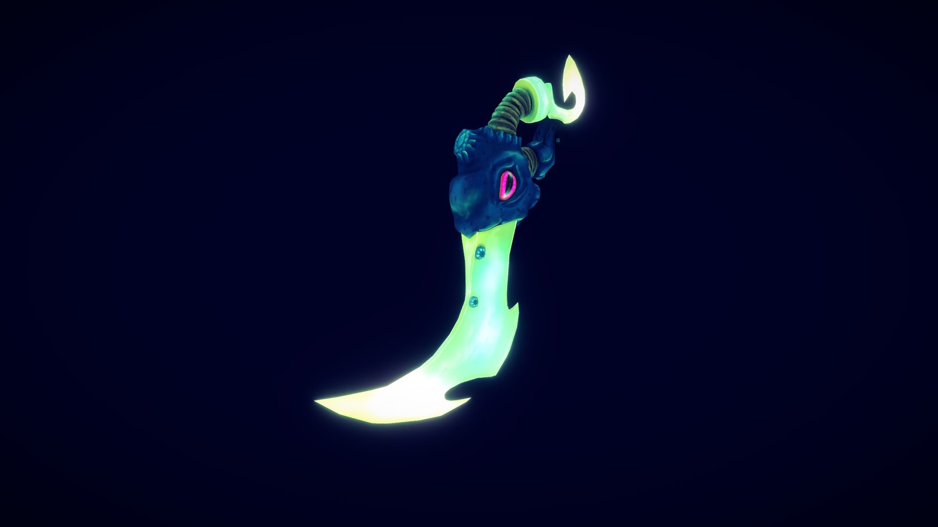 [STUDENT WORK] Andun the Kraken Dagger - 3D model by Gauki_ [ccc02ba ...