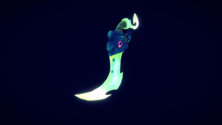 [STUDENT WORK] Andun the Kraken Dagger 3D Model