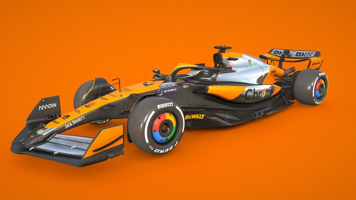 F1 McLaren MCL38 3D Model