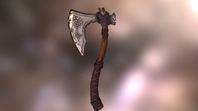 Common Vikinglike Axe 3D Model