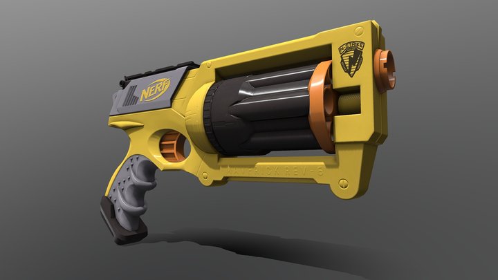 Nerf Gun 3D Model