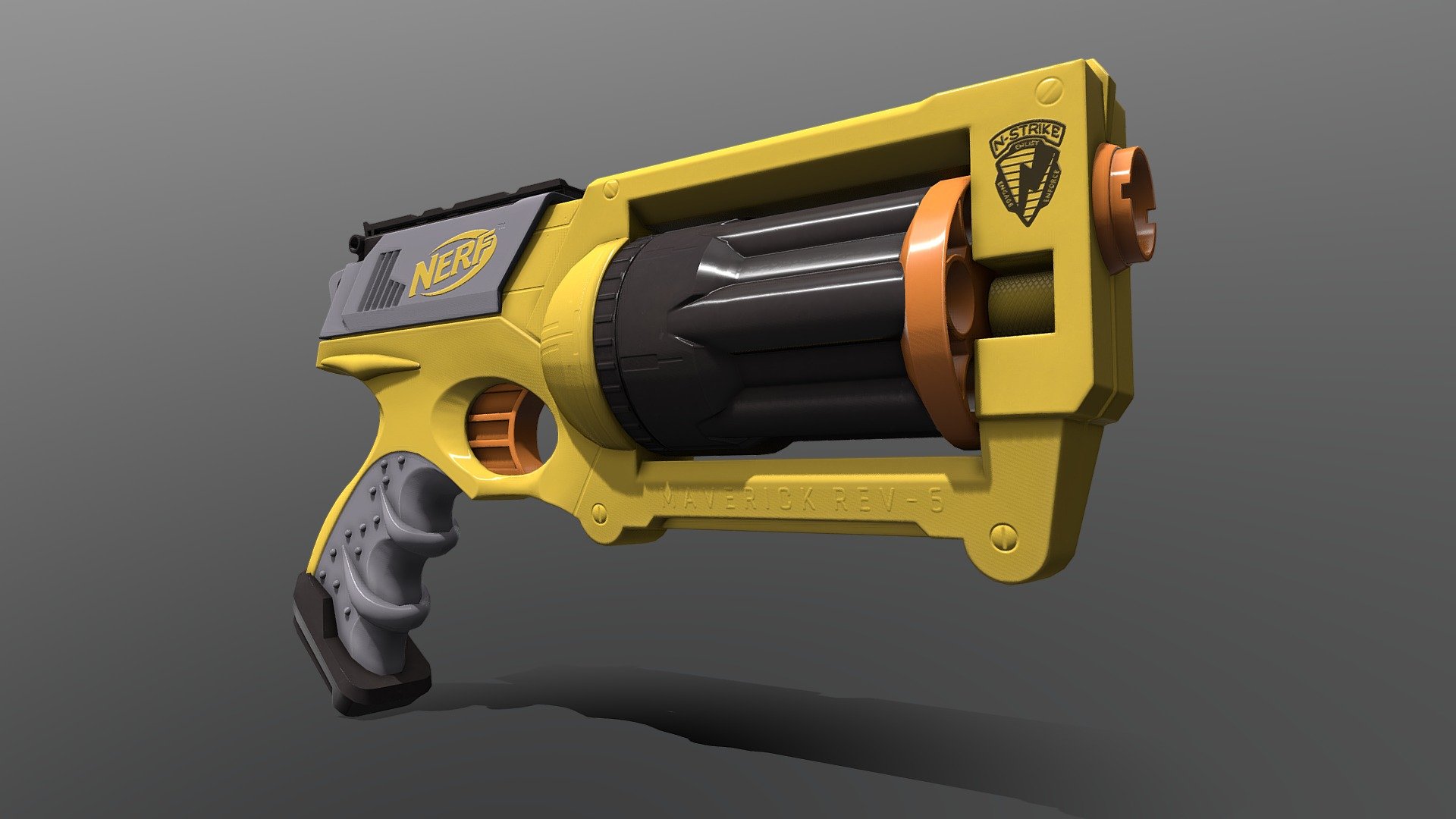 Nerf Gun - 3D model by Thomas Nguyen (@thomasnguyen) [ccc0bb3] - Sketchfab