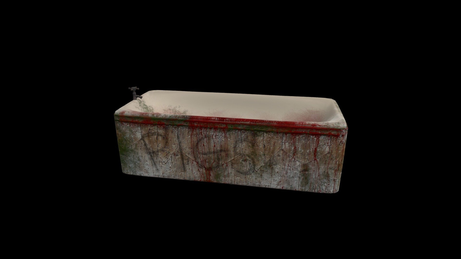 Bathtub for horror game Buy Royalty Free 3D model by Arttdgame