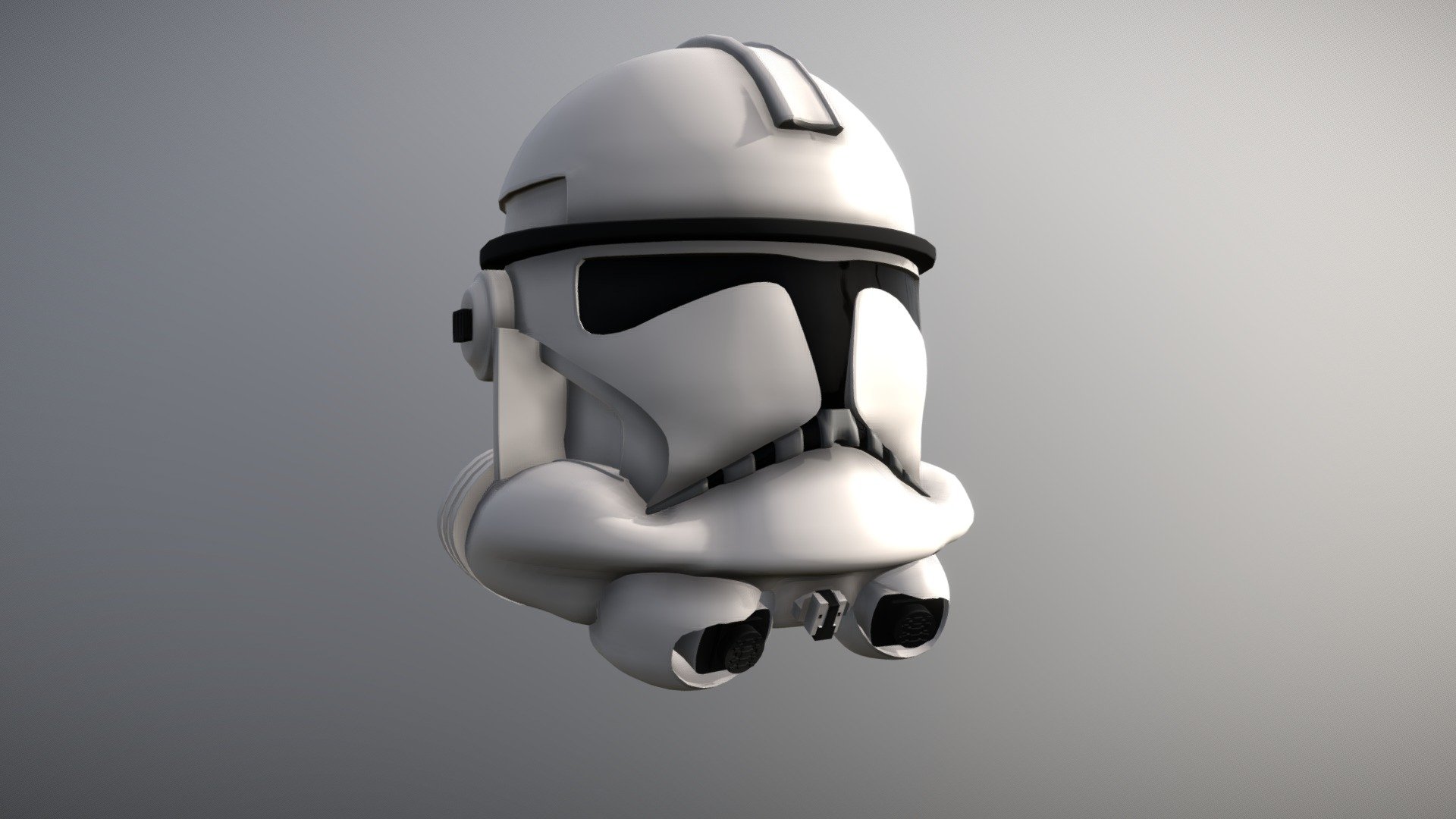 Star Wars - Clone Helmet — Sketchfab embed 3D viewer