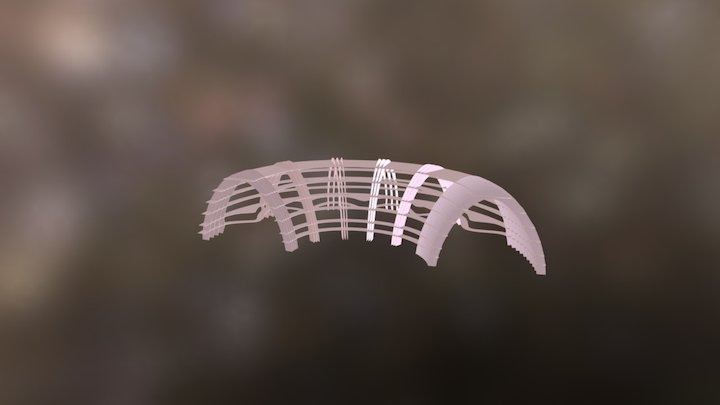 Pavilhão Mola 3D Model