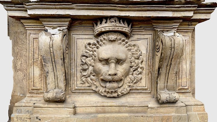 Leone at Palazzo Pitti. 3D Model