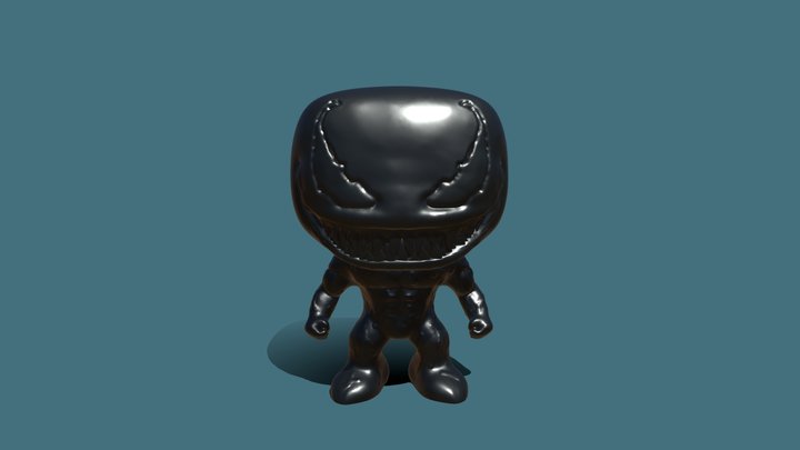 Venom Funko Pop 3D Model