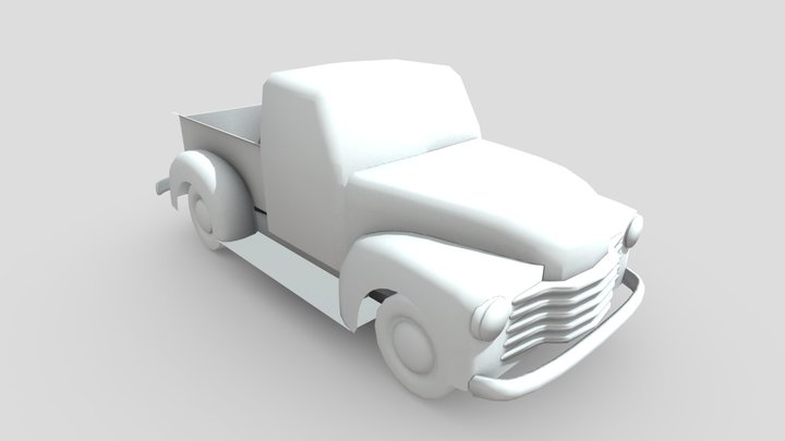 Old truck – Kostenloses 3D-Modell STL