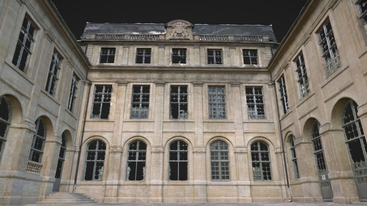 Cour intérieure 3D Model