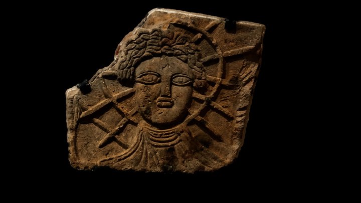 Relief of Sol from Corbridge 3D Model