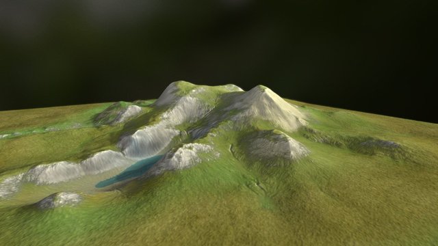 Terrain 3D Model