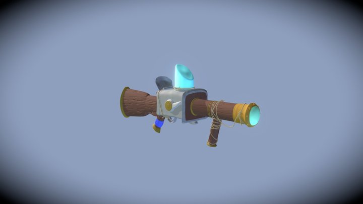 Gem Gun 3D Model