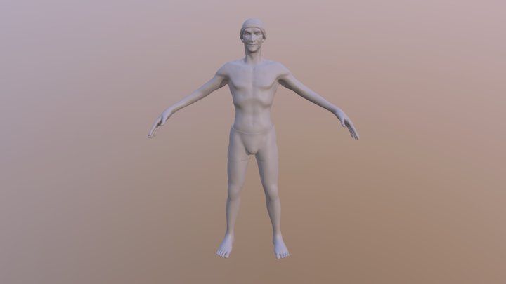 TPose Male 3D Model