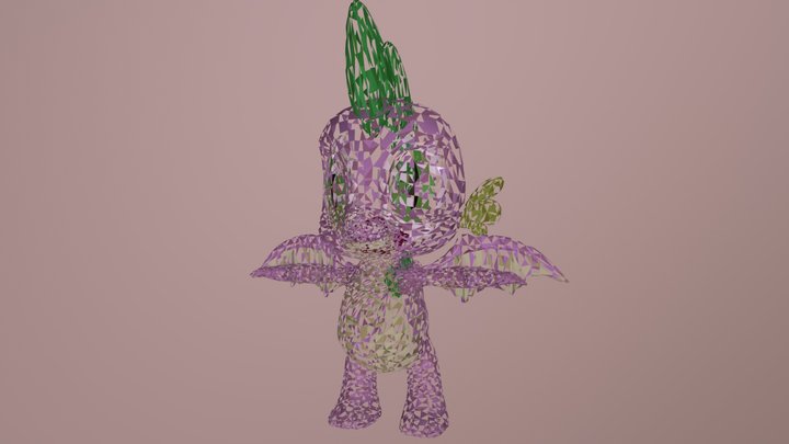 MLP:FiM Spike 2 3D Model