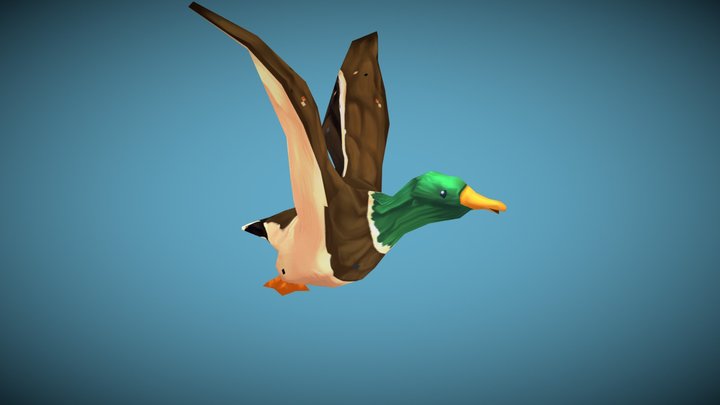Duck Game Ready Asset 3D Model