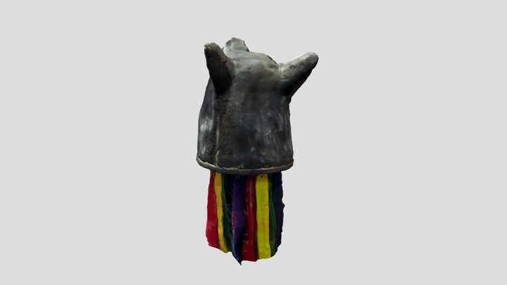 Wolf Cub Scout Totem Head 3D Model