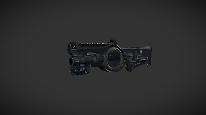 Star Citizen | Burst Cannon 3D Model
