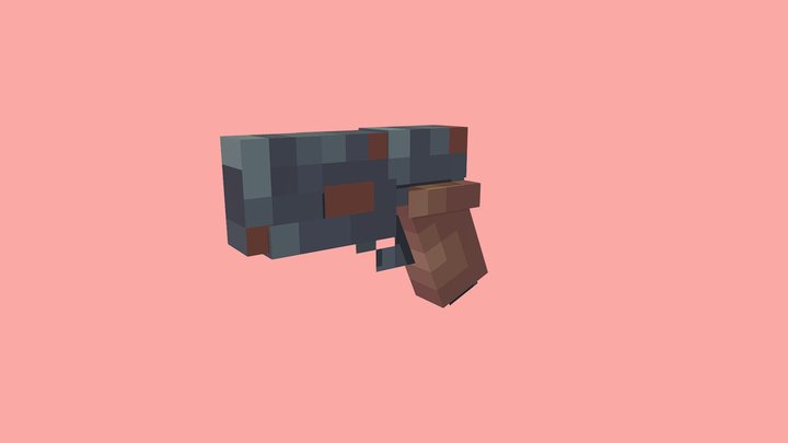 10mm Pistol Fallout 4 3D Model