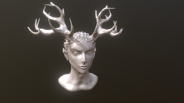Elf Head2 Sc1 3D Model