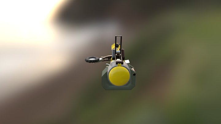 Junkrat Greande Launcher 3D Model