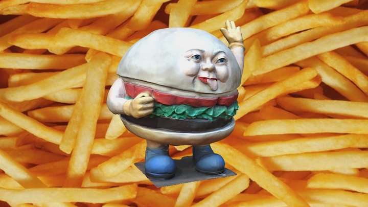 Who Wants A Creepy Burger? – Modello 3D gratuito STL